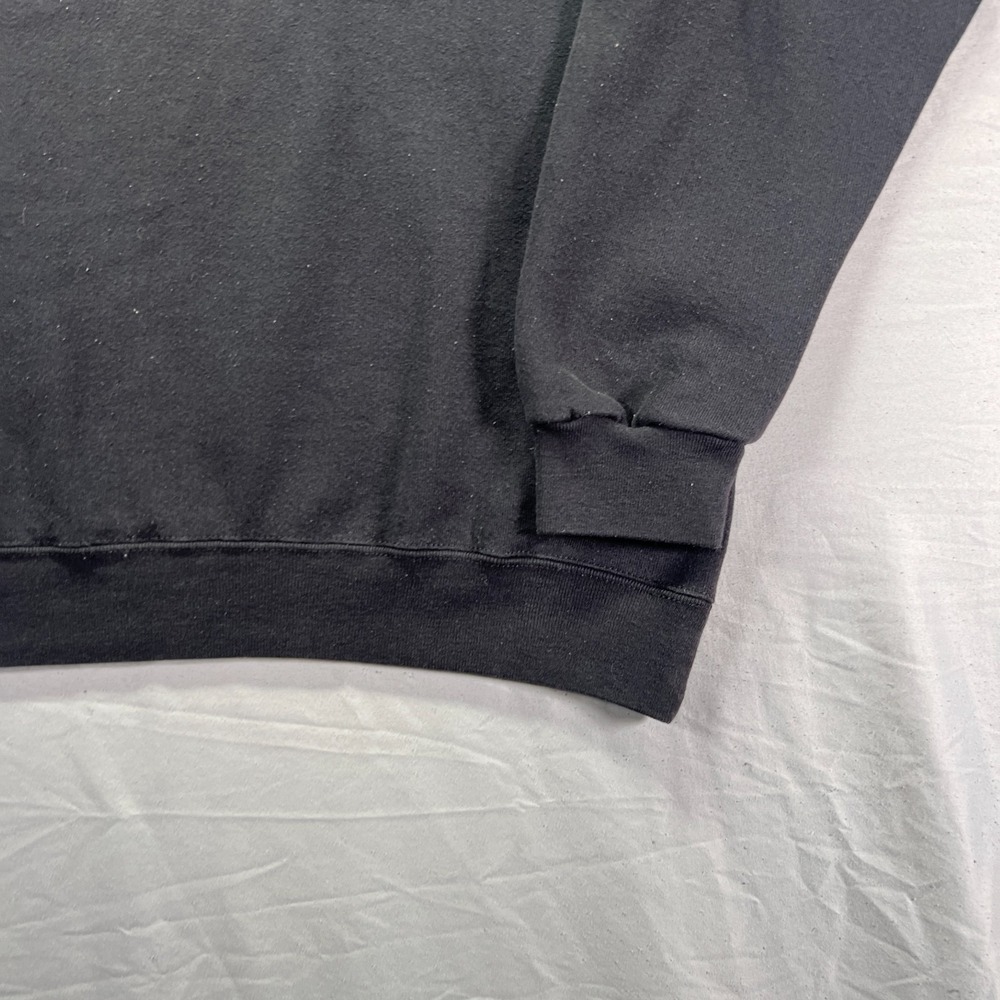 Vintage Planet Hollywood Crewneck Sweatshirt Mens Large Black Fleece Chicago 90s - Picture 3 of 8